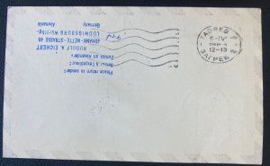 1964 Mbabane Swaziland Airmail Postcard Cover To Berlin Germany Lufthansa