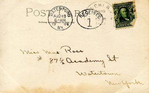 IN - La Porte. Michigan Avenue  (chipping on card)