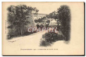 Old Postcard Roquefavour The Arrival of Aix Riviera