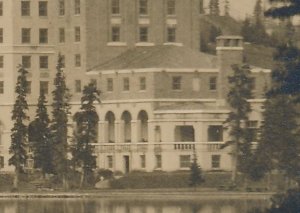 RPPC Chateau Hotel Resort on Lake Louise AB, Alberta, Canada - Along Can Pac RR