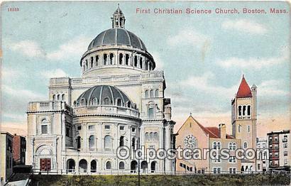 First Christian Science Church Boston, Mass, USA 1908 