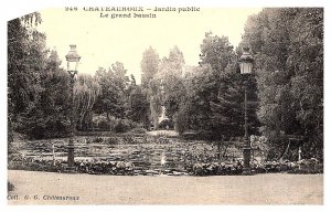 France  Chateauroux   le Jardin public, Le  Grand bassin