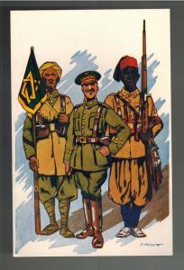 Mint Spain Civil War Postcard set 9 Saviors of the Nation Fascist Army