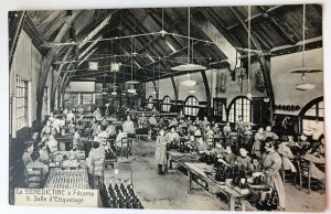 C1920's La Benedictine Factory Floor with Workers Postcard RPPC