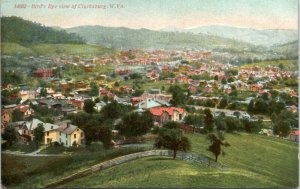 Postcard WV Clarksburg - Aerial Bird's Eye View