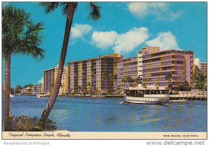 High Rise Condominiums On The Inland Waterway Pompano Beach Florida