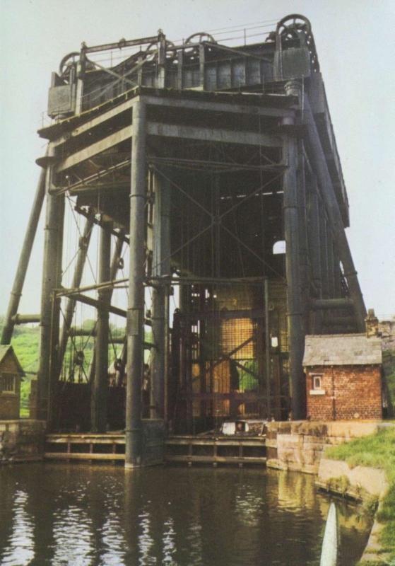 Anderson Lift near Northwich Cheshire England Weaver Navigation Postcard D31