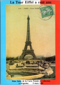 Postcard France Paris The Eiffel Tower is 100 Years Old