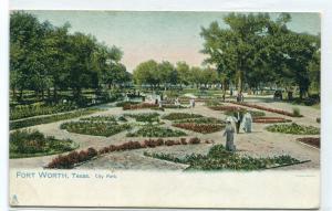 City Park Fort Worth Texas 1905c Tuck postcard