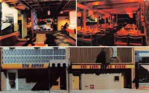 Halifax Nova Scotia Canada 1960s Postcard Cameo Restaurant & Sir Loin Steak