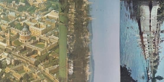 Oxford Boat Race And Aerial Spires 3x 1980s Postcard s