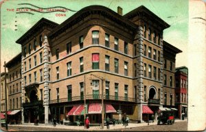 Allyn House Street View Hartford Connecticut CT 1908 DB Postcard C6