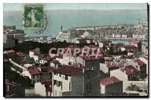 Old Postcard Marseille View from Our Lady of the Guard