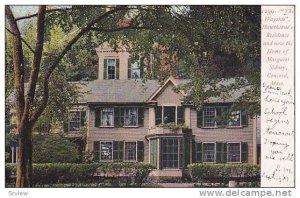 The Wayside, Hawthorne's Residence & Now The Home Of Margaret Sidney, Conco...