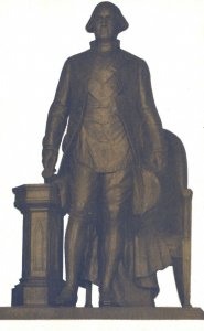 Vintage Postcard 1910's Bronze Statue of General George Washington Bryant Baker