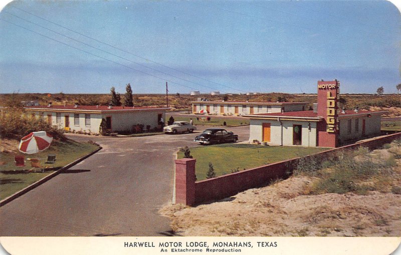 Monahans, Texas, Harwell Motor Lodge, AA366-1