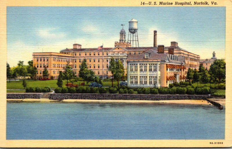 Virginia Norfolk U S Marine Hospital Curteich