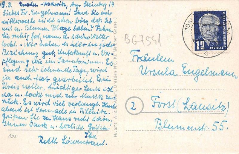 BG7541 dresden wochwitz   germany CPSM 14x9cm