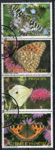 265181 Sao Tome & Principe 1987 year used stamps butterflies