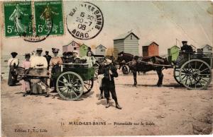 CPA MALO-les-BAINS Promenade sur le Sable (422937)