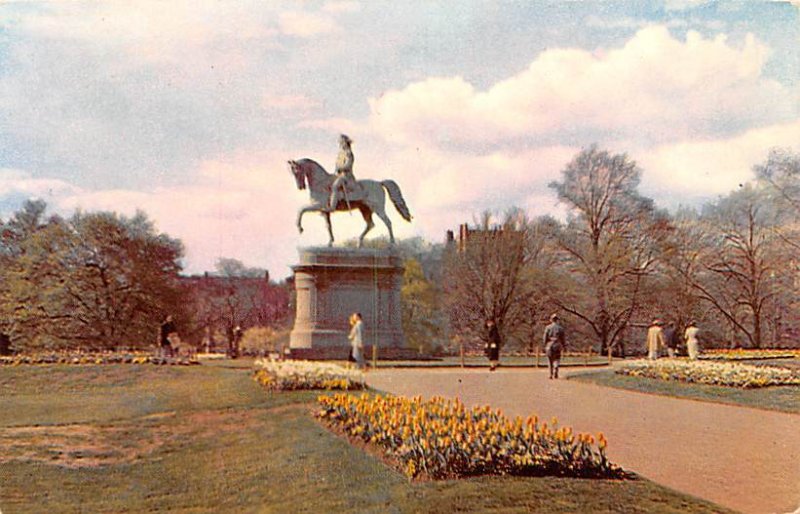 Washington Statue Public Garden - Boston, Massachusetts MA