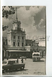 459208 USSR 1959 Rostov-on-Don railway station trolleybus cars photo Ivanov old