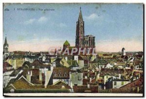 Postcard Old Strasbourg Vue Generale
