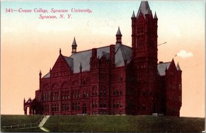 Postcard NY Syracuse University Crouse College