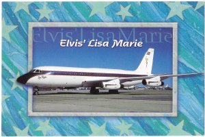 Elvis' Airplane  the Lisa Marie TCB Logo on Tail  4 by 6