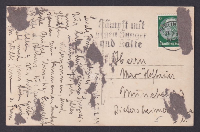 Vinatge postcard GERMANY Berlin Köpenick Town hall