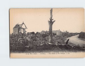 Postcard The Ruins of the Village, Great War Ruins, Corbeny, France