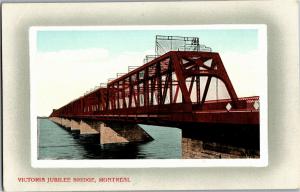 Victoria Jubilee Bridge, Montreal Vintage Postcard Q21