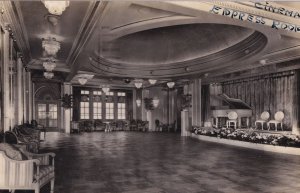 Canadian Express Empress Pacific Cinema Room Real Photo Vintage Ship Postcard