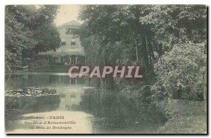 Old Postcard Paris Pavillon d'Armenonville in the Bois de Boulogne