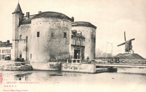 Bruges Porte Sainte Croix Editeur Albert Sugg A Gand Vintage Postcard