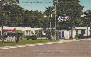 Florida Lake City Mid Town Motel Lake City Northern Entrance To City On U S 4...