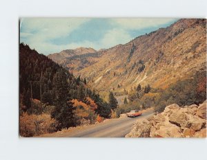 Postcard Big Cottonwood Canyon Utah USA