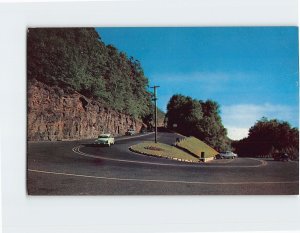 Postcard World Famous Hairpin Turn on the Mohawk Trail Massachusetts USA