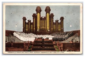 Great Mormon Tabernacle Organ Salt Lake City UT Utah UNP WB Postcard N24