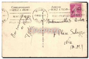 Postcard Old Vichy bins Old Park