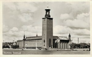 Sweden Stockholm Stadhuset RPPC 06.20