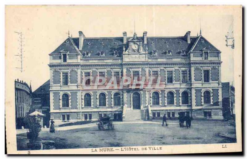 La Mure - The Hotel de Ville - Old Postcard