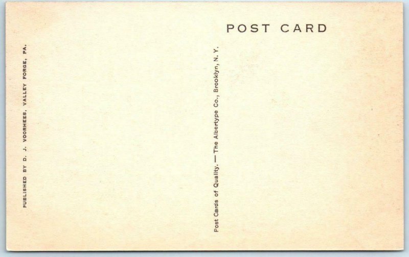 VALLEY FORGE, Pennsylvania PA  Ornamental Iron Verandas WASHINGTON INN Postcard