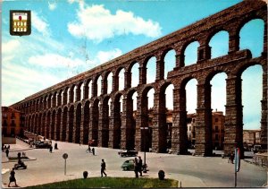 Spain Segovia Artillery Square From Acqueduct 1966