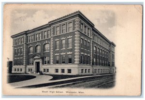 1911 South High School Worcester Massachusetts MA Antique Posted Postcard