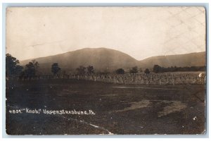 c1910s Knob Farm Mountains Upper Strasburg PA RPPC Photo Unposted Postcard