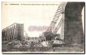 Old Postcard Dannemarie Viaduct that Genie French blew up August 26, 1914 Mil...