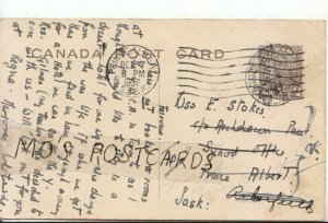 Genealogy Postcard - Stokes - Synod Office - Prince Albert - Sask - Ref 6575A