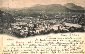 ac3353 - AUSTRIA - Postcards VINTAGE POSTCARD - Greetings from Hallein - 1899-