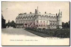 Old Postcard Rambouillet Chateau De Midi and West Fronts